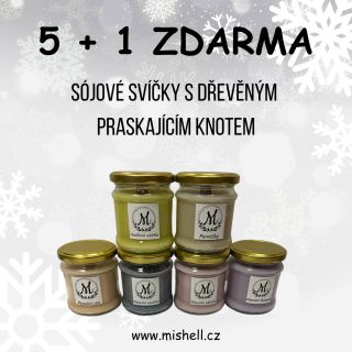 ✨ AKCE 5 + 1 ZDARMA po celý říjen! ✨ 🎄 Připravte se na voňavé Vánoce s našimi ručně vyráběnými sojovými svíčkami s...