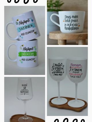✨ Předobjednávka na novinky do neděle! ✨ Krásné hrnečky a skleničky s vtipnými i milými nápisy, které potěší úplně...